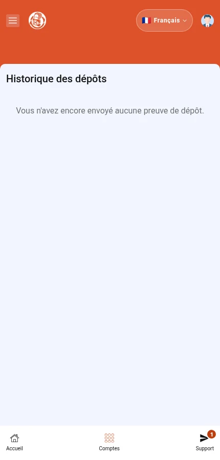 Le compte de démonstration ne contient aucune ligne dans cette liste.